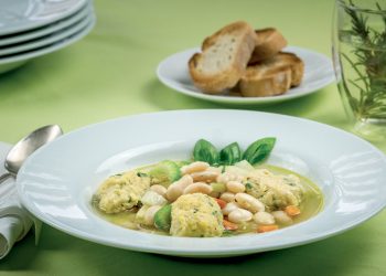 Weiße Bohnensuppe, italienische Art