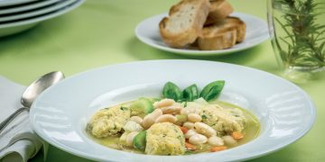 Weiße Bohnensuppe, italienische Art